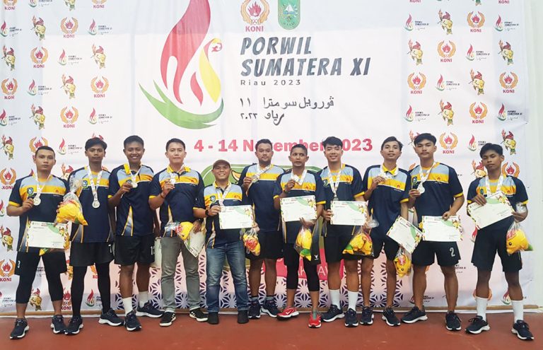 Tim Takraw Kepri Sabet Perak Di Porwil Sumatera Xi Lolos Ke Pon Aceh