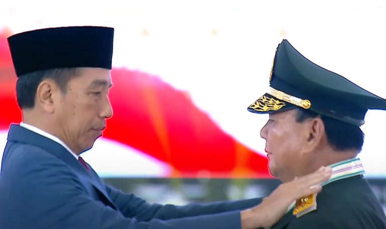 Prabowo Subianto Resmi Naik Pangkat Jenderal Tni Kehormatan