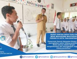 Bupati Bintan Ingin Fasilitasi Mess Mahasiswa Masyarakat Pesisir di Kota Tanjungpinang
