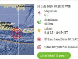 Gempa Guncang Nusa Dua Bali