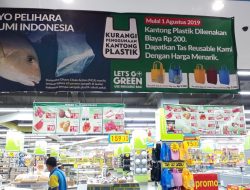 Hypermart TCC Tanjungpinang Kurangi Penggunaan Plastik Sekali Pakai