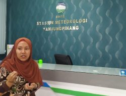 BMKG Perkirakan Tanjungpinang akan Diguyur Hujan Seminggu Kedepan