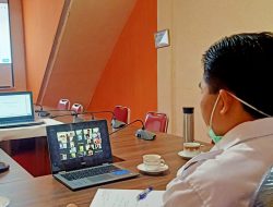 Bawaslu Kota Tanjungpinang Lakukan Video Conferens dengan Bawaslu RI
