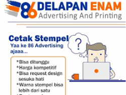 86 Advertising and Printing, Solusi Cetak Cepat