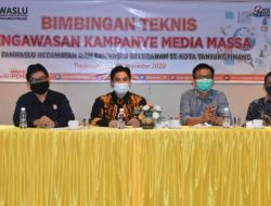 Bawaslu Kota Tanjungpinang Gelar Bimtek Pengawasan Kampanye Media