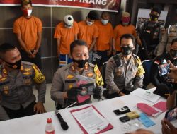 Gelar Pesta Sabu, Satnarkoba Polres Tanjungpinang Ringkus Empat Pria di Jalan Pompa Air