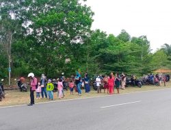 Presiden Jokowi Tiba di Pulau Bintan, Warga Rela Berpanas-panasan Menyambutnya