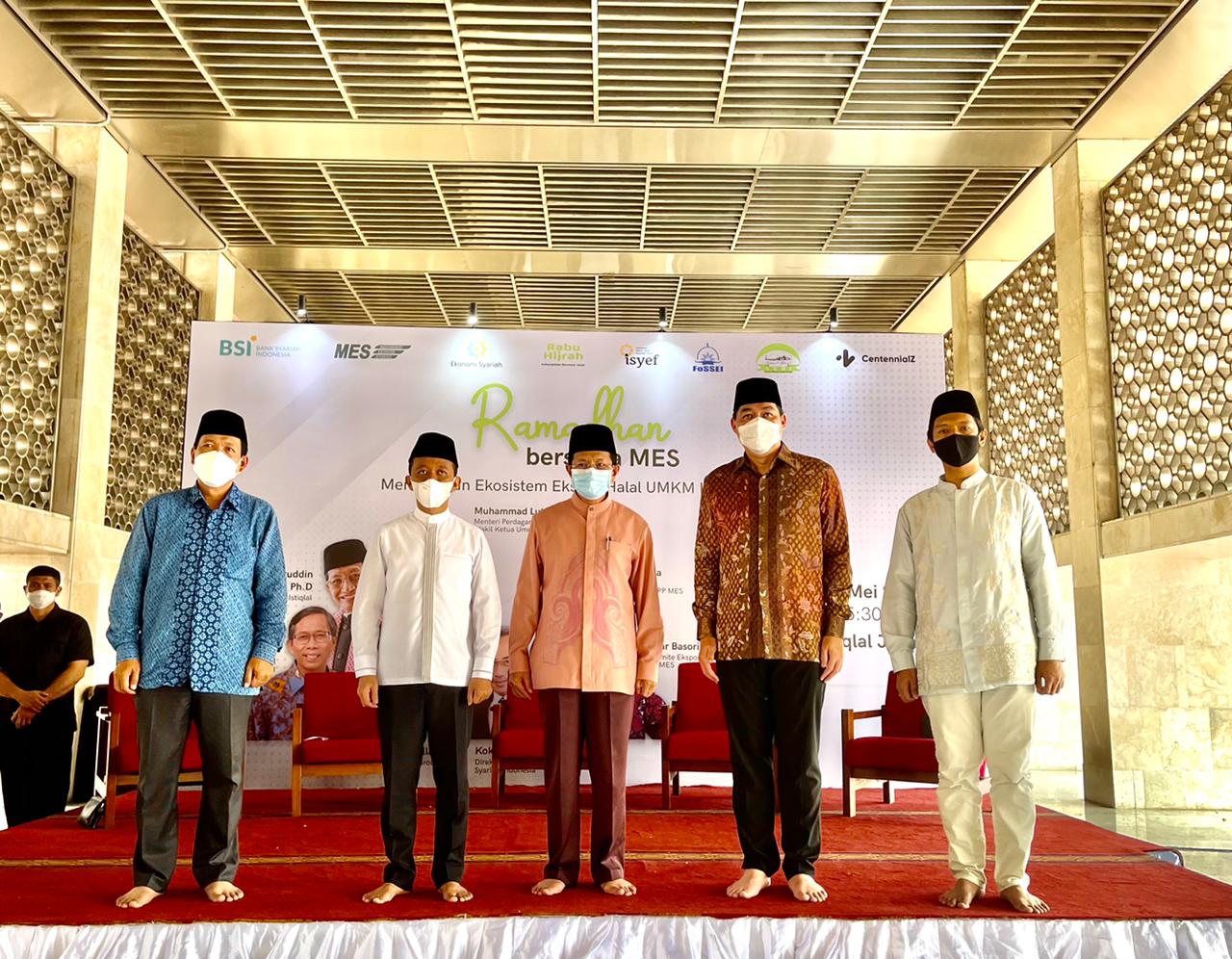 Imam Besar, Menteri Perdagangan, dan Menteri Investasi RI Luncurkan Program Ekonomi Berbasis Masjid