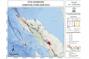 BBMKG Catat 407 Kali Gempa Terjadi di Sumut dan Aceh Selama Mei 2021