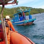 ABK KM-Singa Laut Terjatuh saat Berlabuh di Perairan Lumukutan