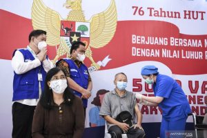 Penduduk Indonesia yang Sudah Divaksin COVID-19 Capai 10,7 Juta Orang