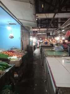 Dapat Kabar Ada Swab Dadakan, Pasar di Tanjungpinang Mendadak Sepi