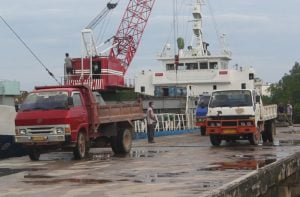 Pengawasan Prokes Aktivitas di Pelabuhan Sri Payung Lengah