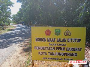 PPKM Level 4 di Perbatasan Tanjungpinang-Bintan Tanpa Pemeriksaan di Jam Tertentu