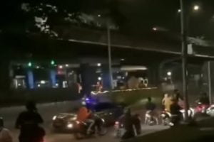 Polisi Diserang Geng Motor Saat Bubarkan Balap Liar di Jakarta Selatan