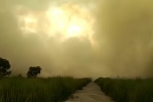 Banjarbaru Mulai Diselimuti Kabut Asap Karhutla