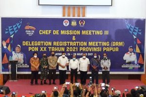 Utusan CdM Meeting III PON XX Diharap Sampaikan Kesiapan Papua