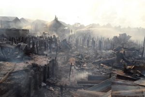 Kebakaran Dahsyat di Palangkaraya, 30 Rumah Warga Hangus Terbakar