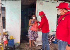 Binda Kepri Rela Terjang Badai Demi Salurkan Sembako ke Pulau-pulau Perbatasan