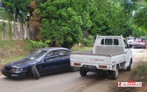 Mobil Sedan Dua Hari Mogok di Tengah Jalan Resahkan Pengendara Batam