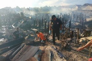 Kebakaran Hanguskan 30 Rumah Warga di Palangkaraya Diduga Dipicu Pertengkaran Pasutri