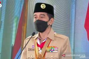 Jokowi Ajak Pramuka Indonesia Jadi Pelopor Disiplin Prokes