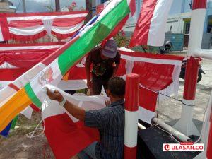 Jelang HUT RI, Pedagang Bendera di Natuna Menjerit