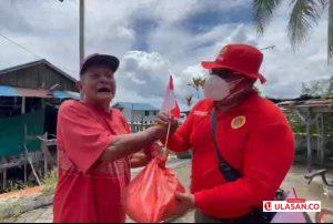 Bagikan Ratusan Paket Sembako, Binda Kepri Sisir Pulau-pulau Kecil di Batam