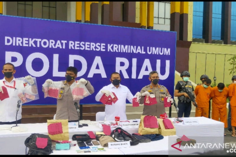 Empat Pelaku Rampok ATAM BRI di Rohul Riau Ditangkap