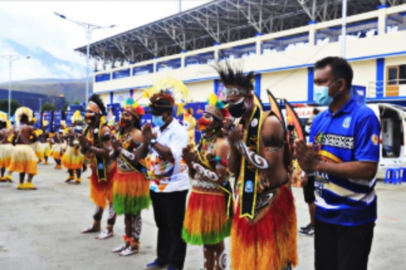 Kontingen Pertama PON XX Tiba di Papua