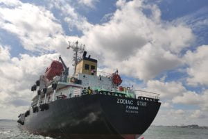 TNI AL Tangkap Tanker Bermuatan Limbah Minyak Berbendera Panama di Perairan Batam