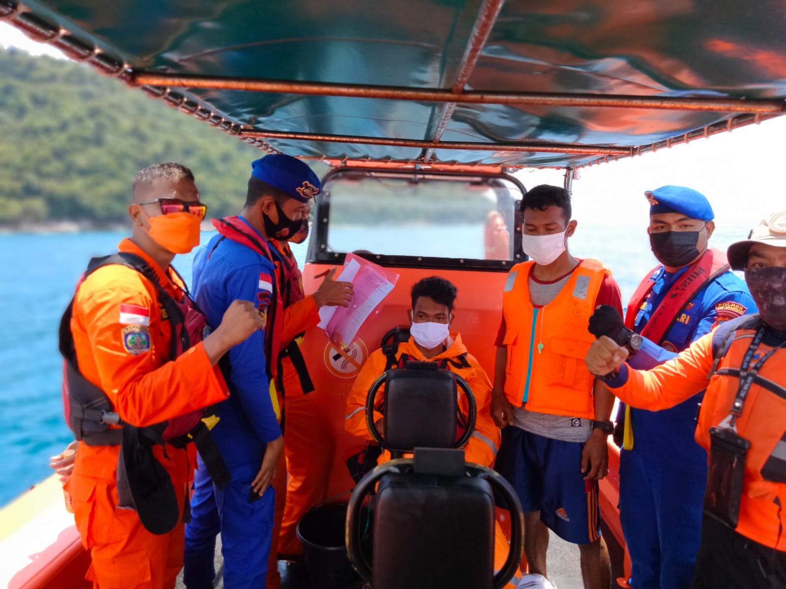 Dua Hari Hilang, ABK KM Star 86 Ditemukan Selamat di Pulau Sukong Anambas