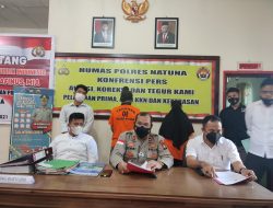 Mantan Kades dan Bendahara Kelanga Natuna Ditangkap Polisi