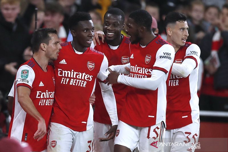 Hasil Piala Liga Inggris, Arsenal Melenggang ke Perempat Final