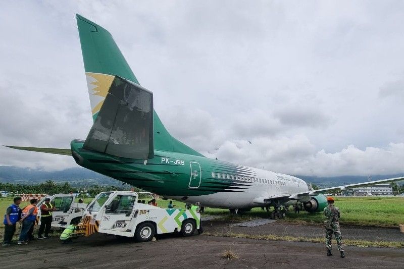 Pesawat Cargo Jayawijaya Air Tergelincir di Bandara Sentani