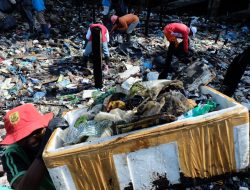 Waduh! Tumpukan Sampah Pesisir Tanjungpinang Capai Ketebalan 3,5 Meter