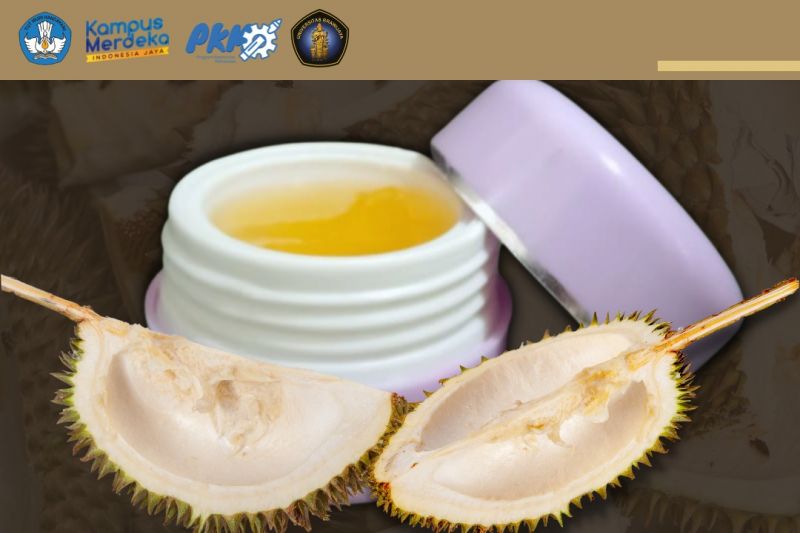 Mahasiswa Olah Kulit Durian Jadi Kirim Anti-Jerawat