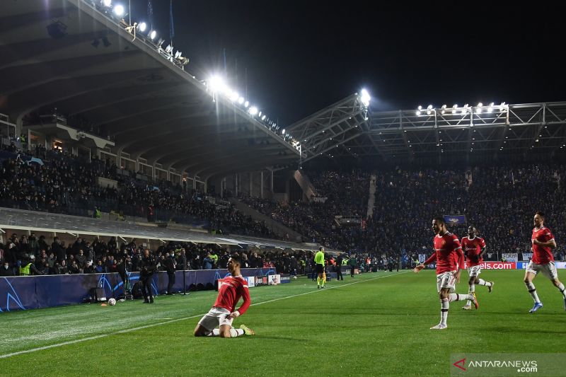 Dua Gol Ronaldo Selamatkan MU saat Melawan Atalanta di Liga Champions