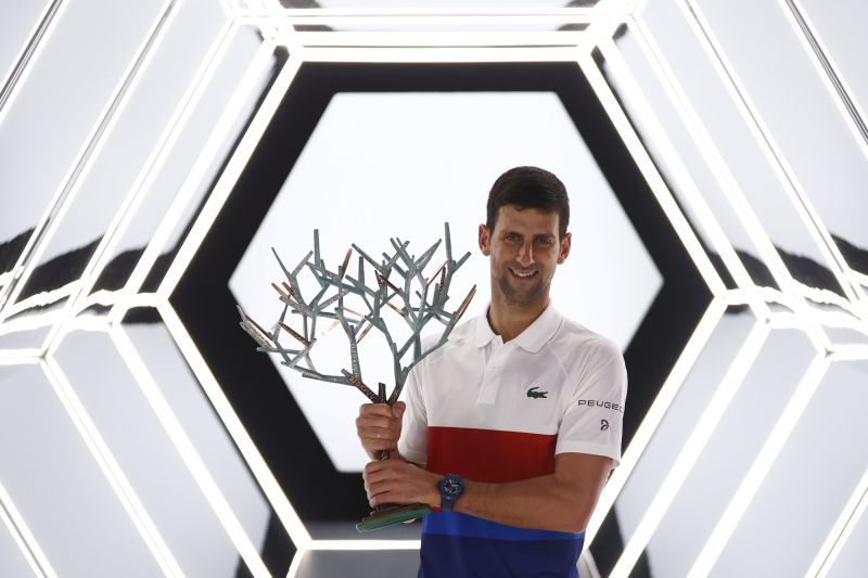6 Gelar Paris Masters, Obat Kekecewaan Djokovic Kalah di US Open