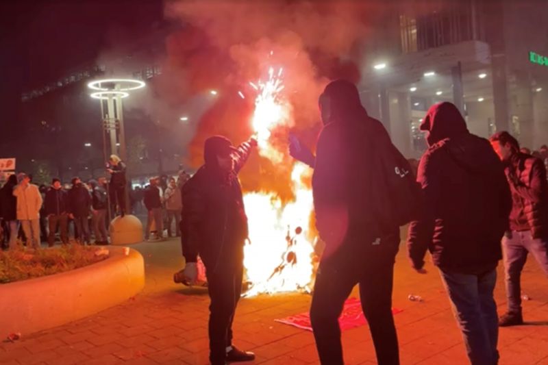Kerusuhan Terjadi di Belanda Terkait Protes Pembatasan COVID-19