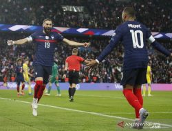 Pesta Gol ke Gawang Kazakhstan, Prancis Lolos  ke Piala Dunia 2022