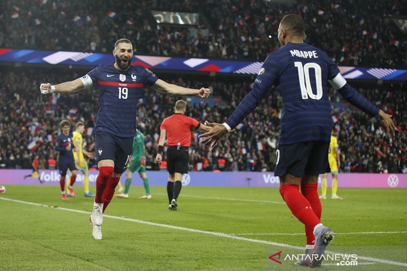Usai Pesta Gol ke Gawang Kazakhstan, Prancis Lolos Otomatis ke Piala Dunia 2022