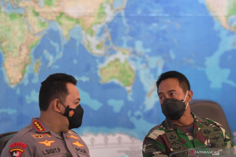 Panglima TNI Kunjungan Kerja ke Mabes Polri