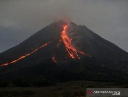 Gunung Merapi Luncurkan Lava Pijar 13 Kali