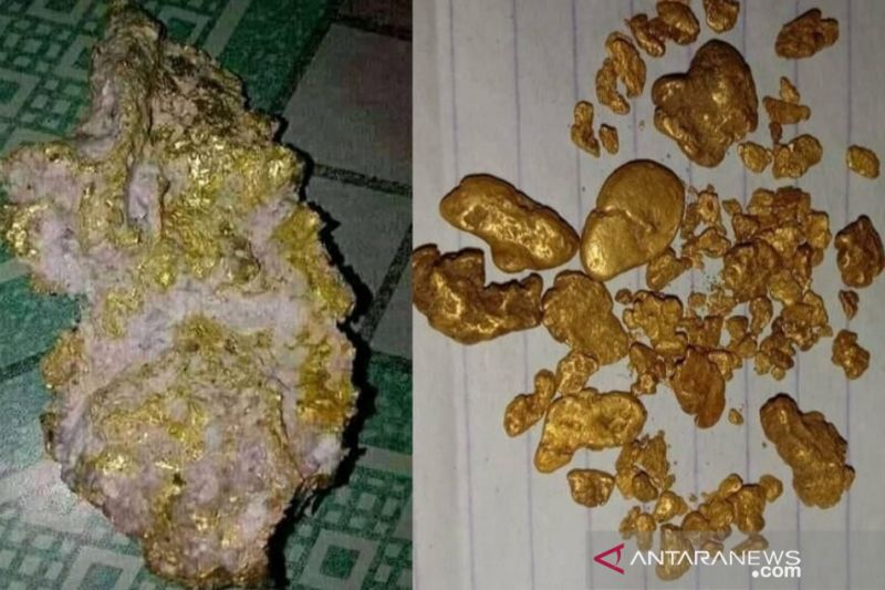 Wow, Warga Ini Temukan Bongkahan Emas di Aliran Sungai Are OKU Selatan