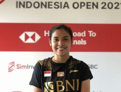 Gregoria Susul Shesar di Babak Kedua Indonesia Open 2021