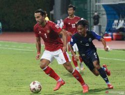Babak Pertama: Indonesia vs Singapura Skor Imbang 1-1