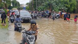 Sejumlah Kawasan Permukiman dan Jalan Protokol di Palembang Terendam Banjir