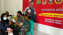 Target 500 Orang, Binda Kepri Gelar Vaksinasi Massal di Makodim 0315/Bintan