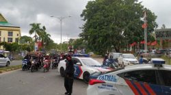 Buruh di Batam Demo Lagi, Jalan Raja Isa Batam Centre Ditutup Sementara